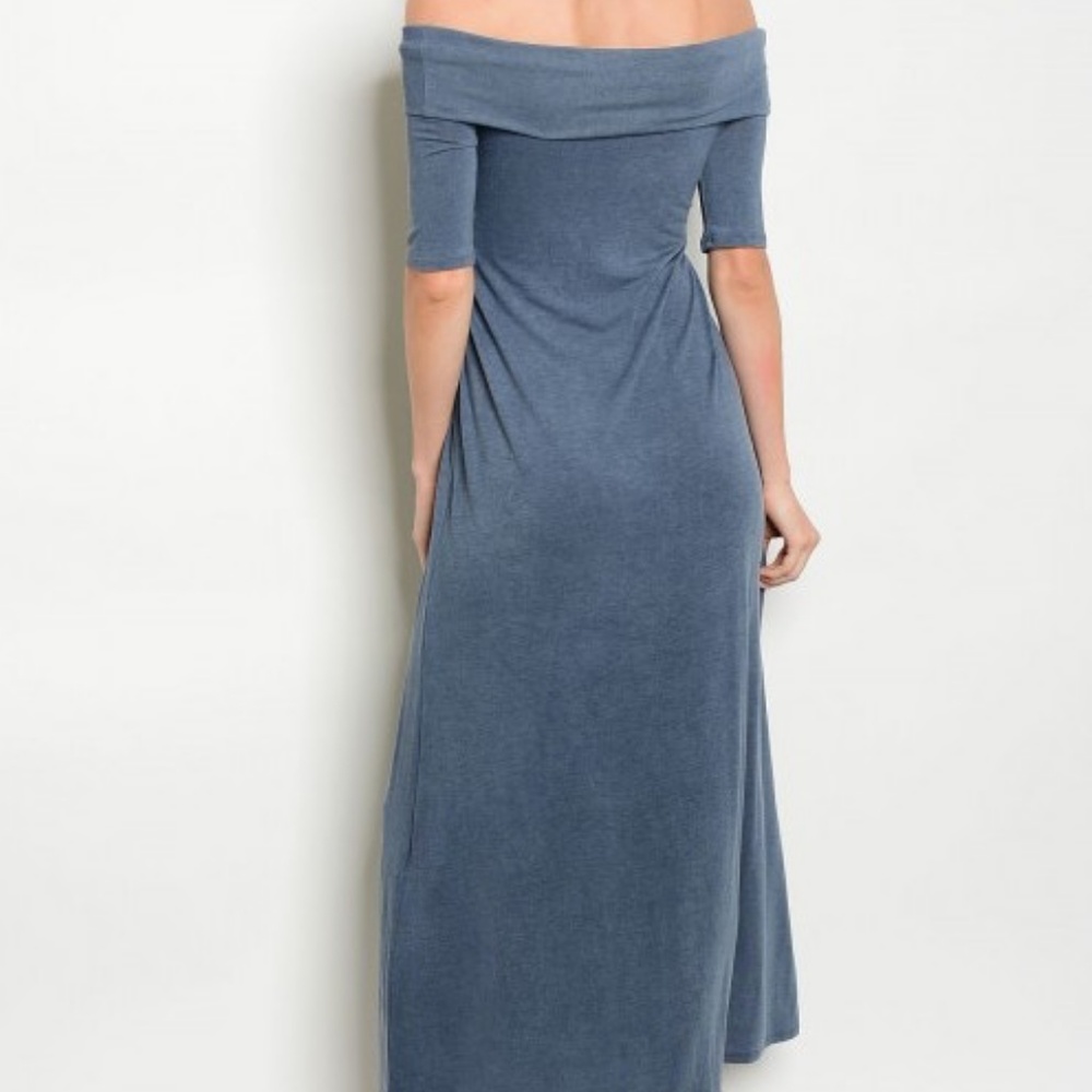 Indigo Blue Maxi Dress - Picture 2 of 6